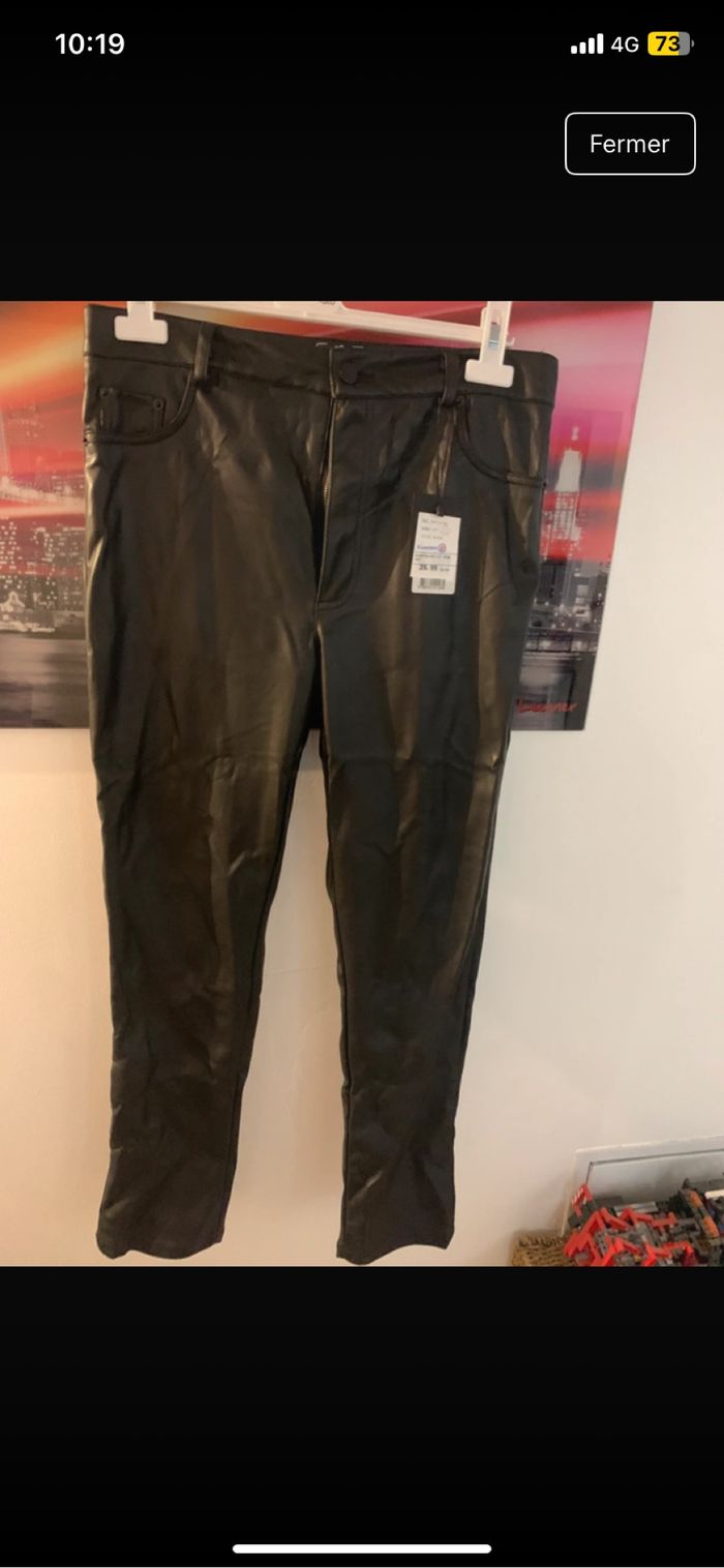 Pantalon similicuir