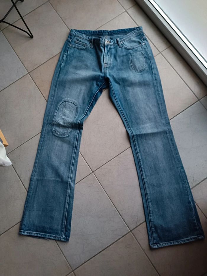 Jeans patte deph/FLARE - bleu ciel - taille 40 - neuf - photo numéro 2
