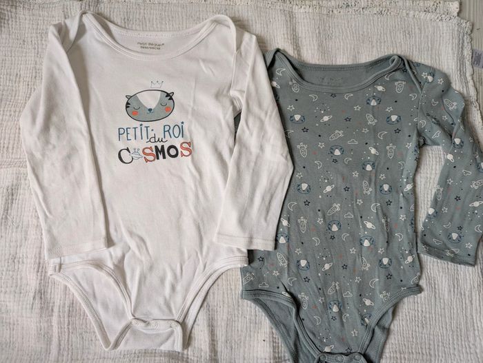 Lot 2 bodies ML Petit Béguin 36 mois – Très bon état - photo numéro 2