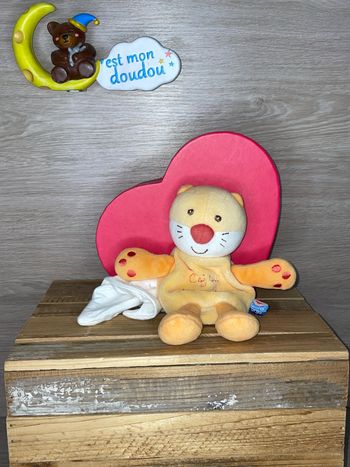 SDO215 doudou chat 🐱 sucre d’orge