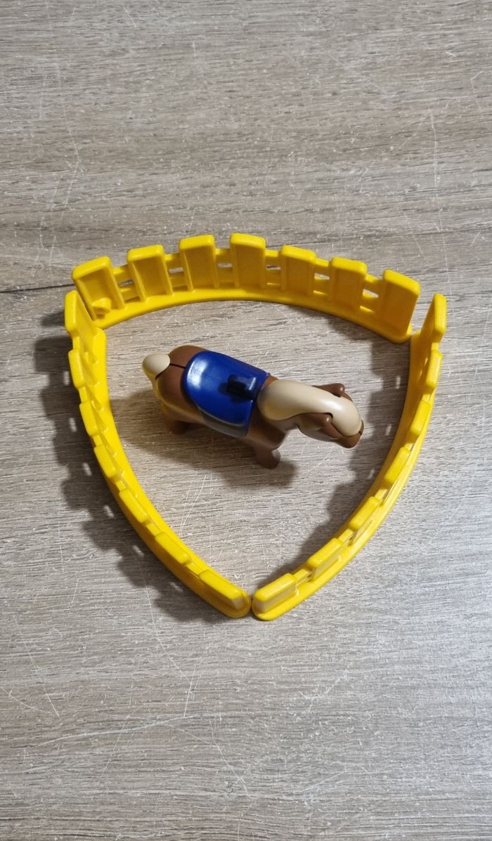 Cheval et enclos Playmobil 1 2 3 - photo numéro 6