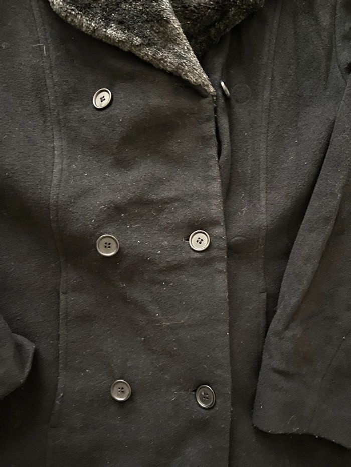 Magnifique manteau noir / Taille 42 - photo numéro 7