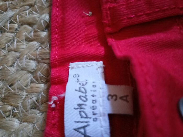 Ensemble 3 ans jean alphabet haut Lisa Rose - photo numéro 3