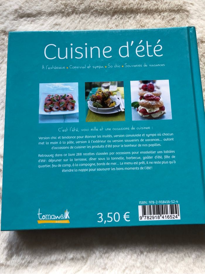 Lot 3 livres cuisine d’été et Veggie - photo numéro 4