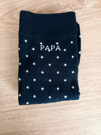 Chaussettes noir 39/42 cadeau papa