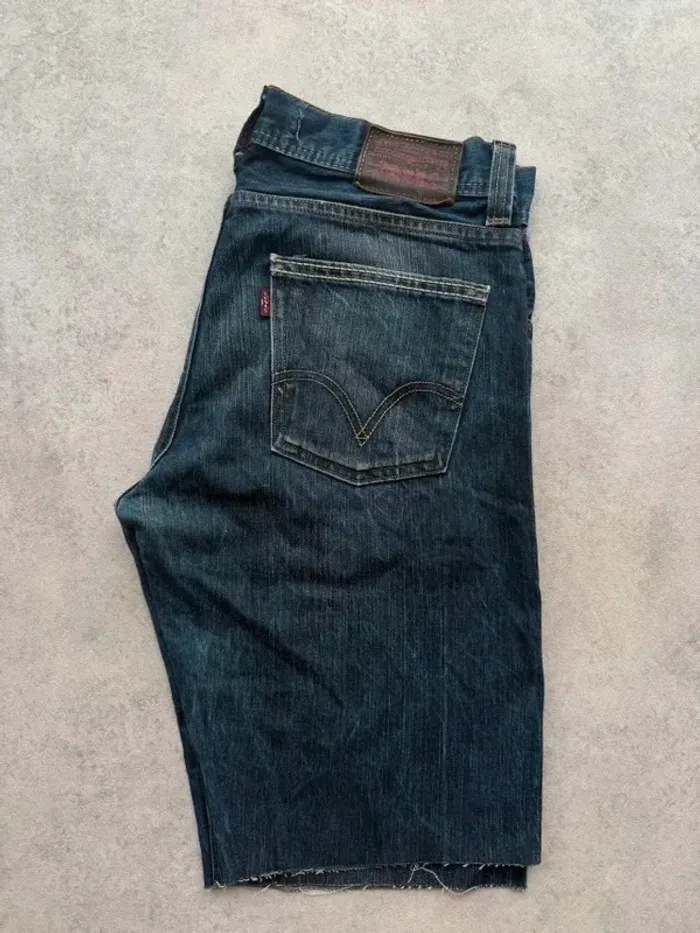 Short Levi's 506 W34 FR44 Bleu Homme men #SHO132