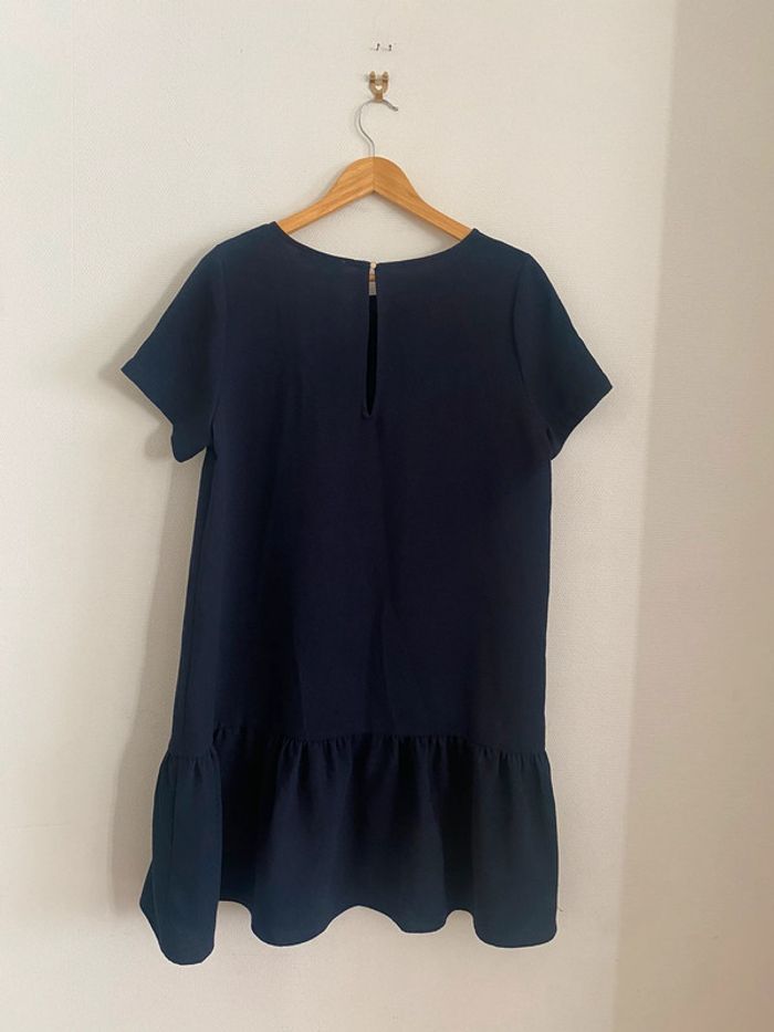 Robe ample crêpe marine - photo numéro 2