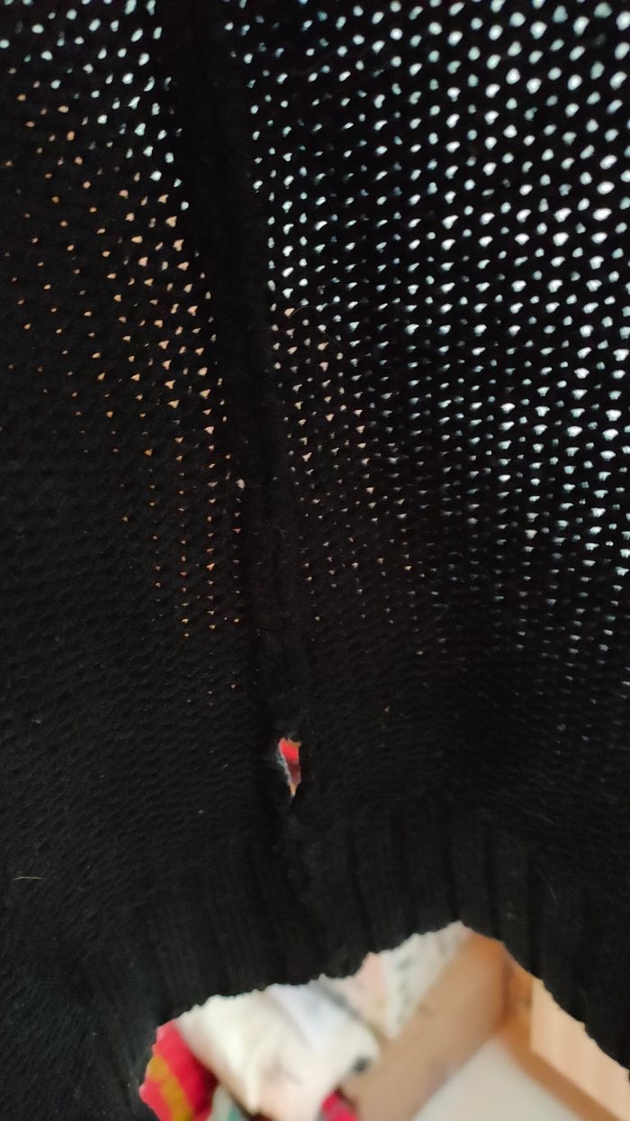 Gilet cache coeur bleu Marine - photo numéro 5