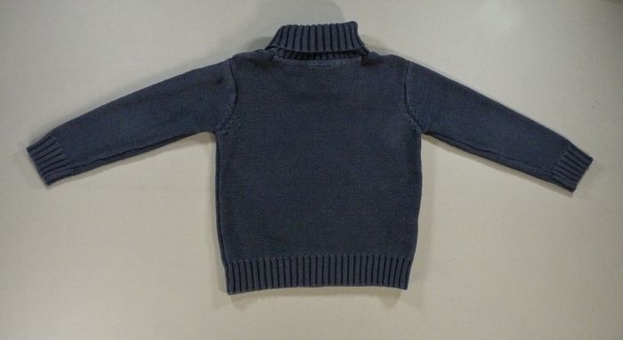 Pull tricot bleu marine Tape À L'oeil 3 ans 96 cm garçon - photo numéro 4