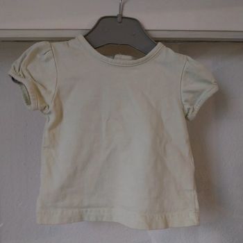 Tshirt vert pastel claire 6 mois