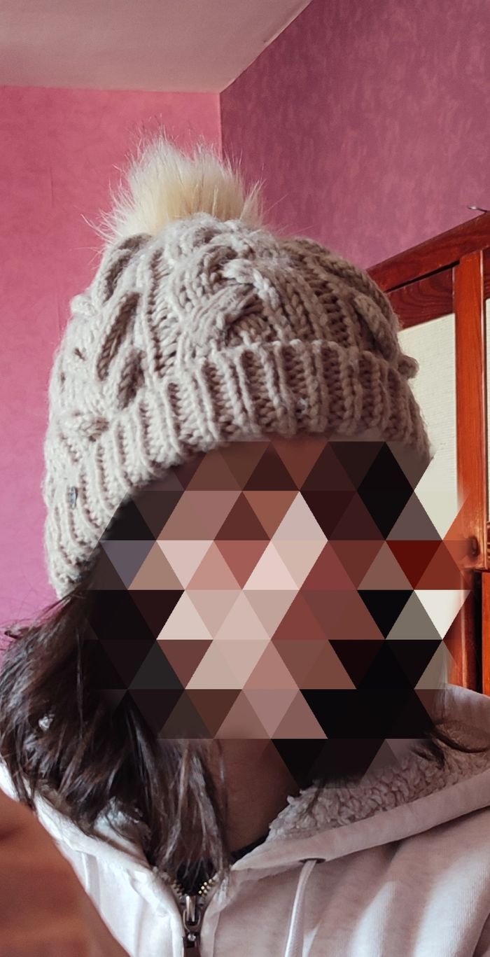 Bonnet beige Bonobo pompon - photo numéro 8