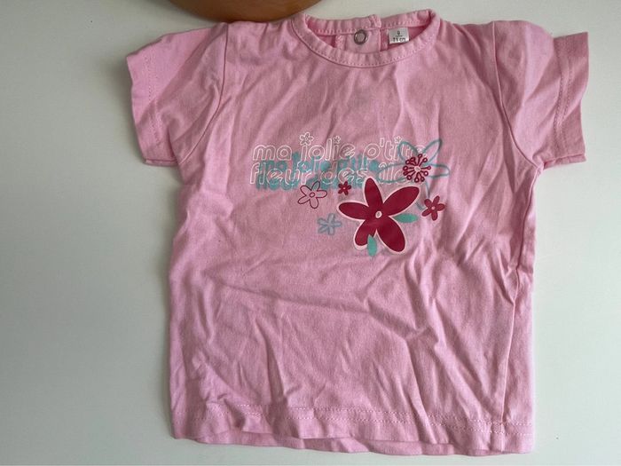 Tee shirt rose bébé