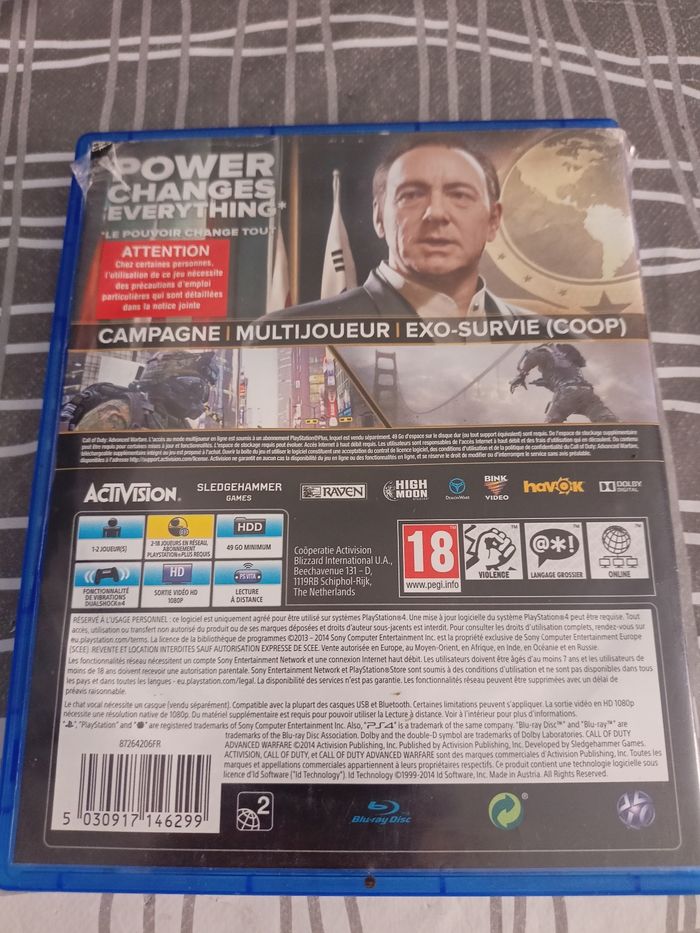 PS4 cod call of duty advanced warfare - photo numéro 2
