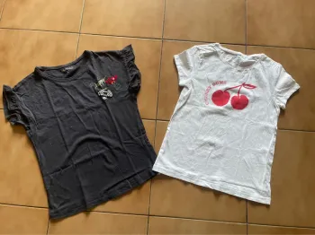 Lot t shirts fille 10 ans