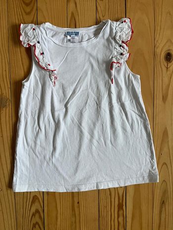 Tee-shirt blanc Jacadi 10 ans