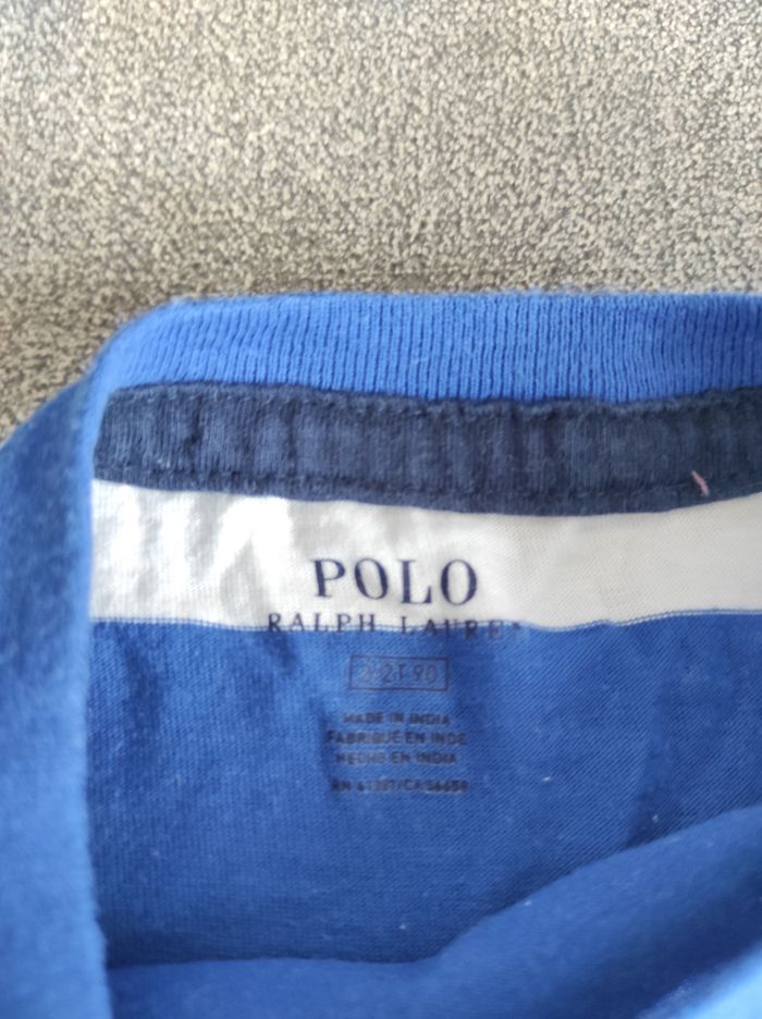 T shirt manche courte Ralph Lauren 24m - photo numéro 2
