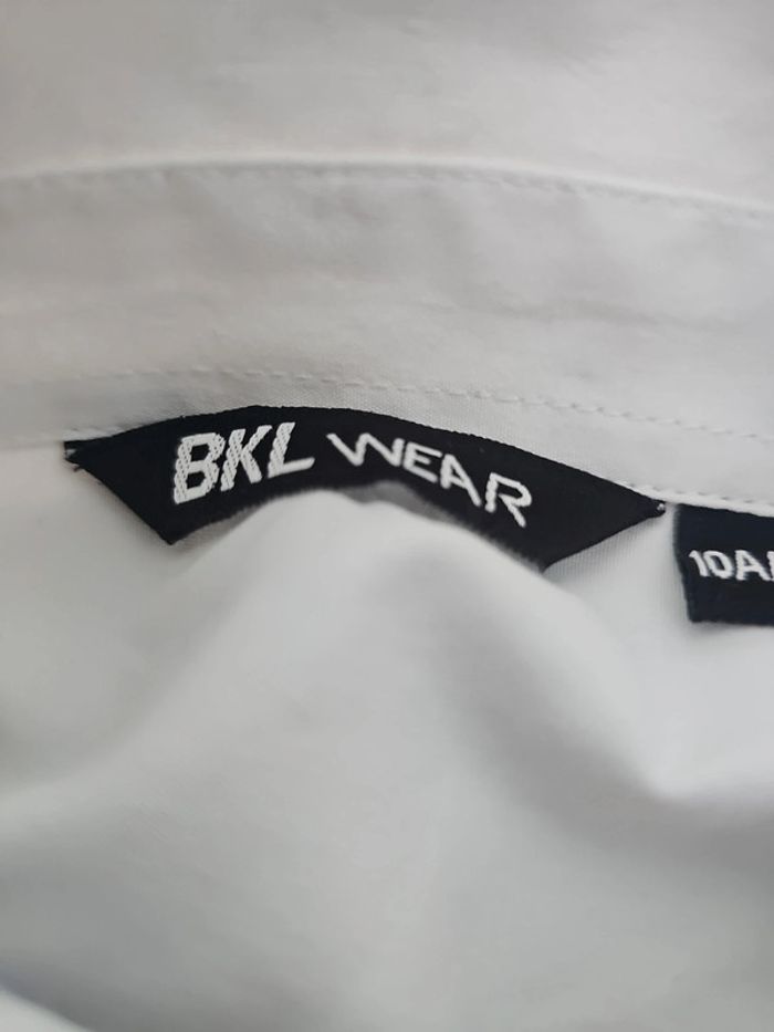 Chemise longue manche garçon taille 10 ans marque bklwear - photo numéro 5