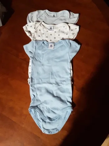 Bodies garçons  petit bateau  6 mois