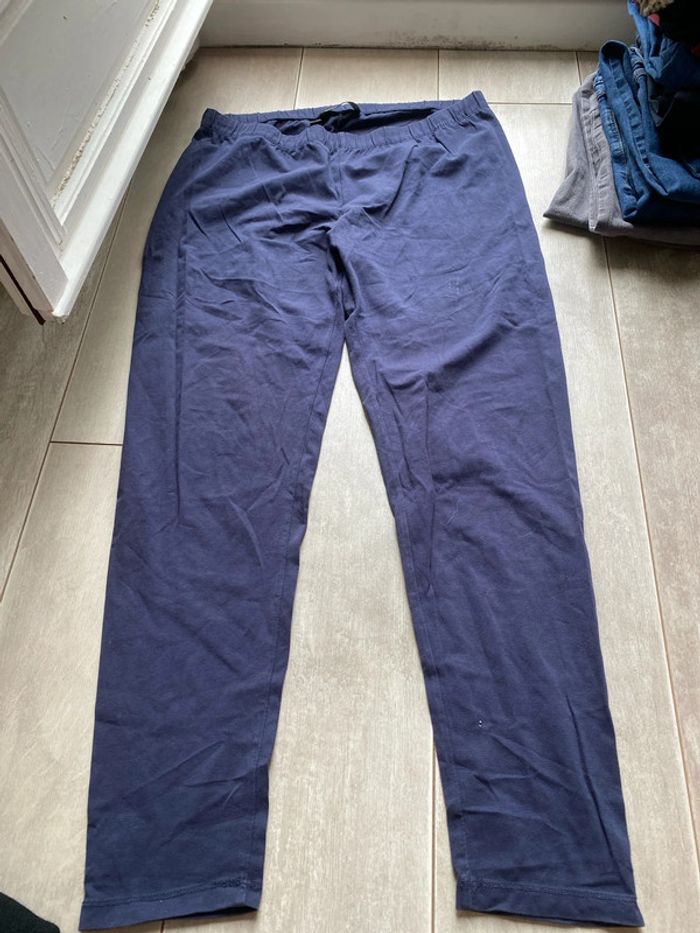 Legging bleu, taille 44, 46