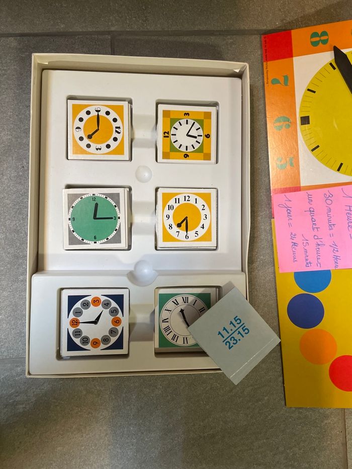 J’apprends l’heure de Ravensburger vintage - photo numéro 5
