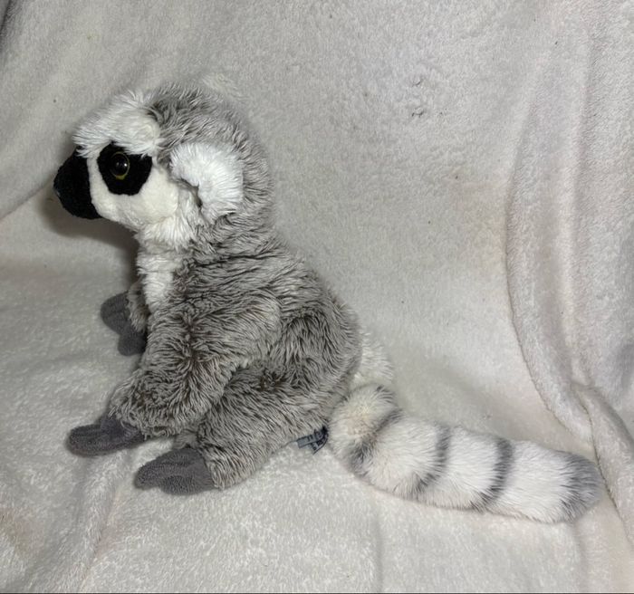 🩶 Peluche Lémurien (Maki Catta) – Nature Planet - photo numéro 4