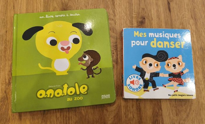 Lot de deux livres sonores et musicaux