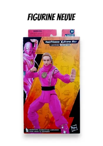 Figurine Power Rangers x Cobra Kai Morphed Samantha LaRusso Pink Mantis Ranger