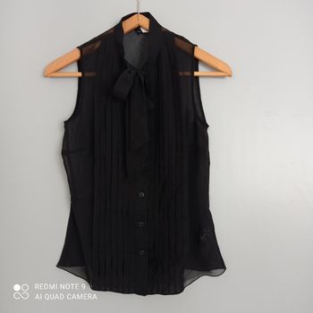 Débardeur blouse noir t36