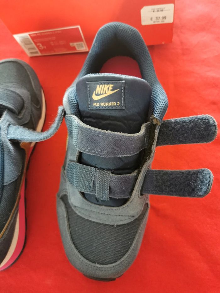 Basket nike md runner 2 bleu daim et jean neuve - photo numéro 6