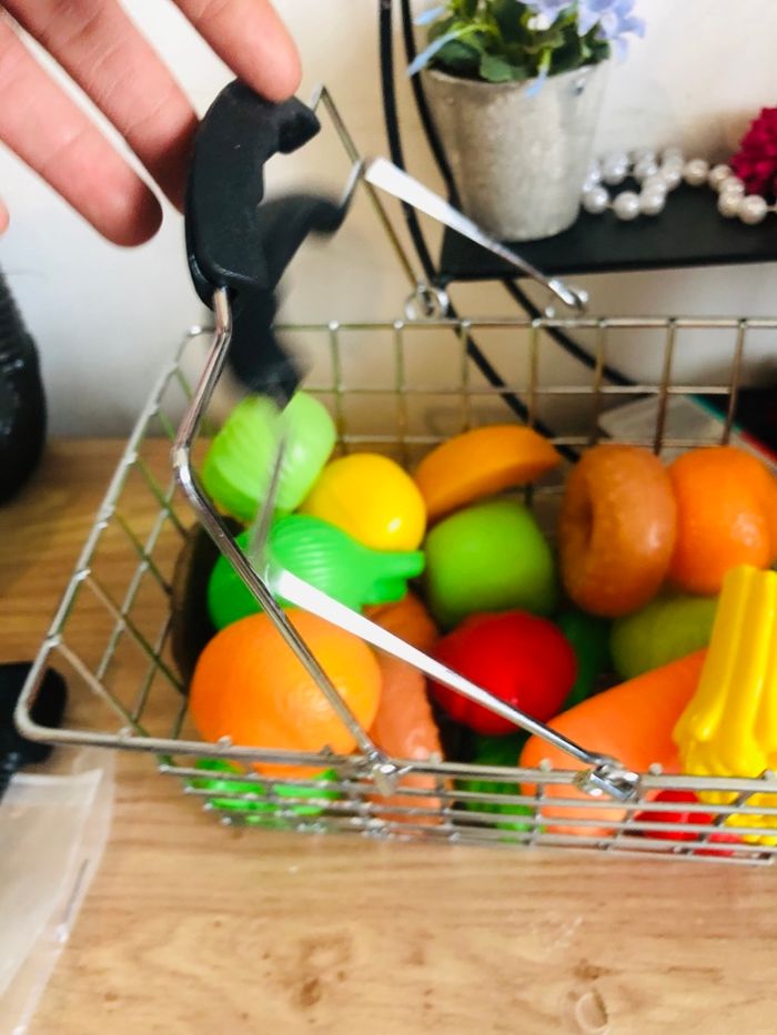 Vrai, panier, plus fruits en plastique - photo numéro 5