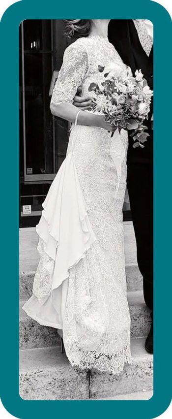Robe de mariée Pronuptia T38 non retouchée modèle unique Dentelle (caraco et jupon compris)