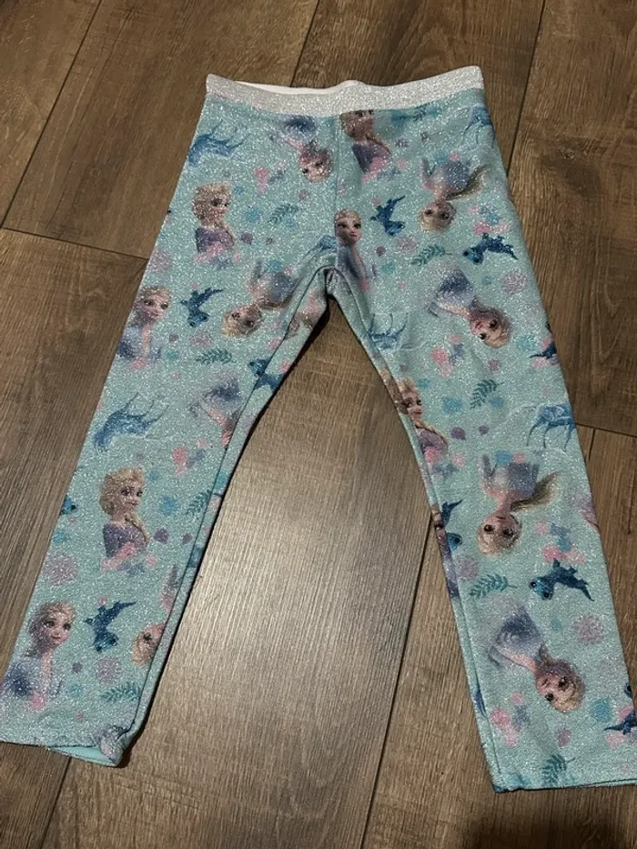 Legging pailleté la reine des neiges disney 3-4 ans H&M
