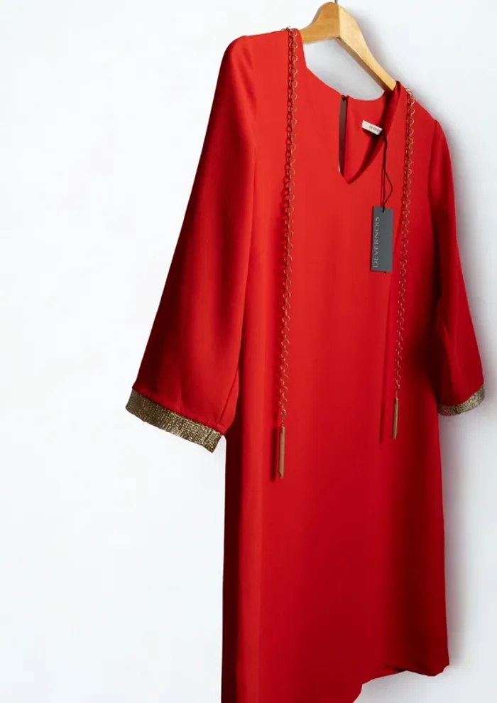 Robe rouge Devernois – Taille 40 - photo numéro 2