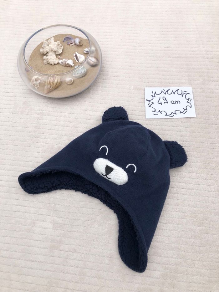 Bonnet avec cache oreille - 49 cm - Kiabi