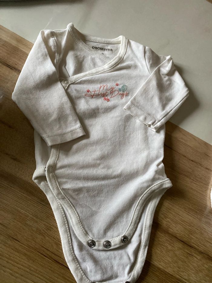 Lot de 7 body 3 mois kiabi petit bateau - photo numéro 13