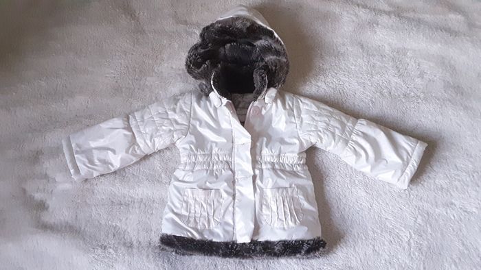 Manteau hiver Grain de Blé 6 mois rose clair Parfait état - photo numéro 2