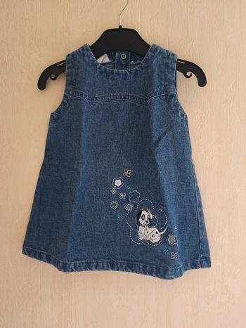 Robe en jean Dalmatiens Disney 6 mois