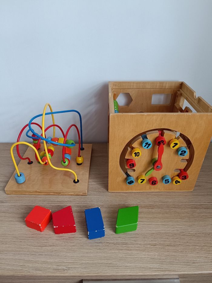 Cube d'activité en bois - photo numéro 7