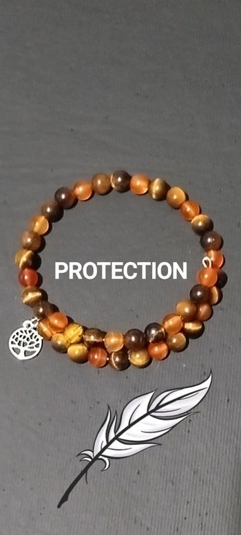 Bracelet de soins Lithotherapie Haute protection
