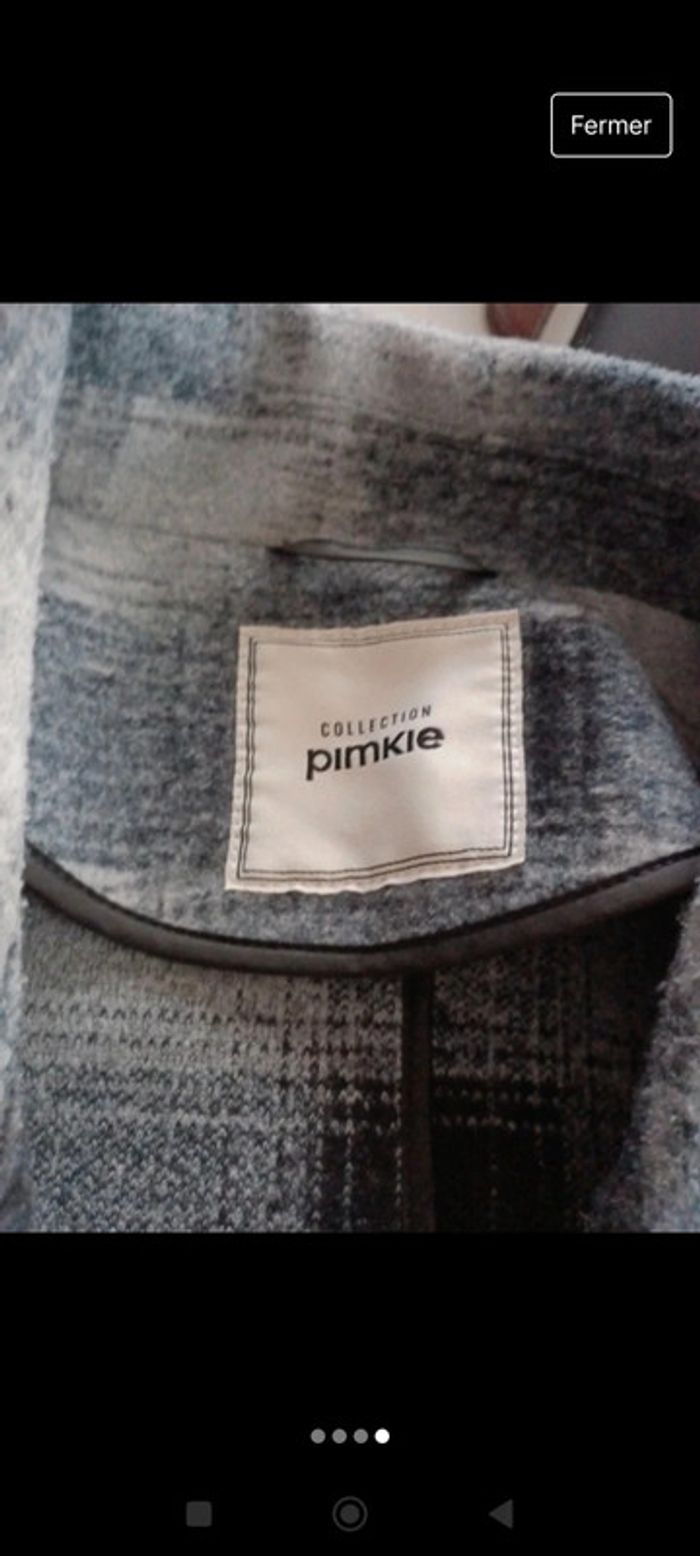Manteau long femme Pimkie taille XL style rétro vintage - photo numéro 4