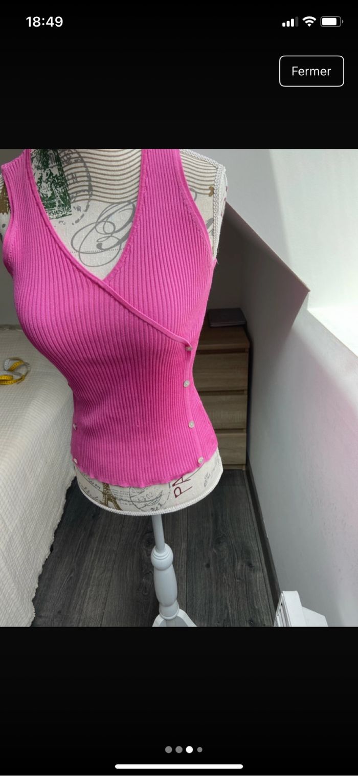 Débardeur printemps été taille unique de marque Soie pour soi - photo numéro 3