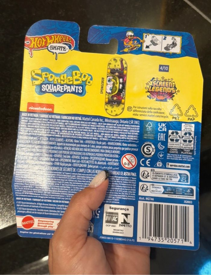Hot Wheels Skate Sponge Bob - photo numéro 2
