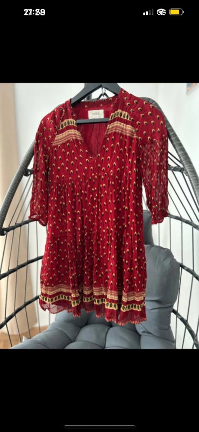 Robe d’été Ba&SH rouge