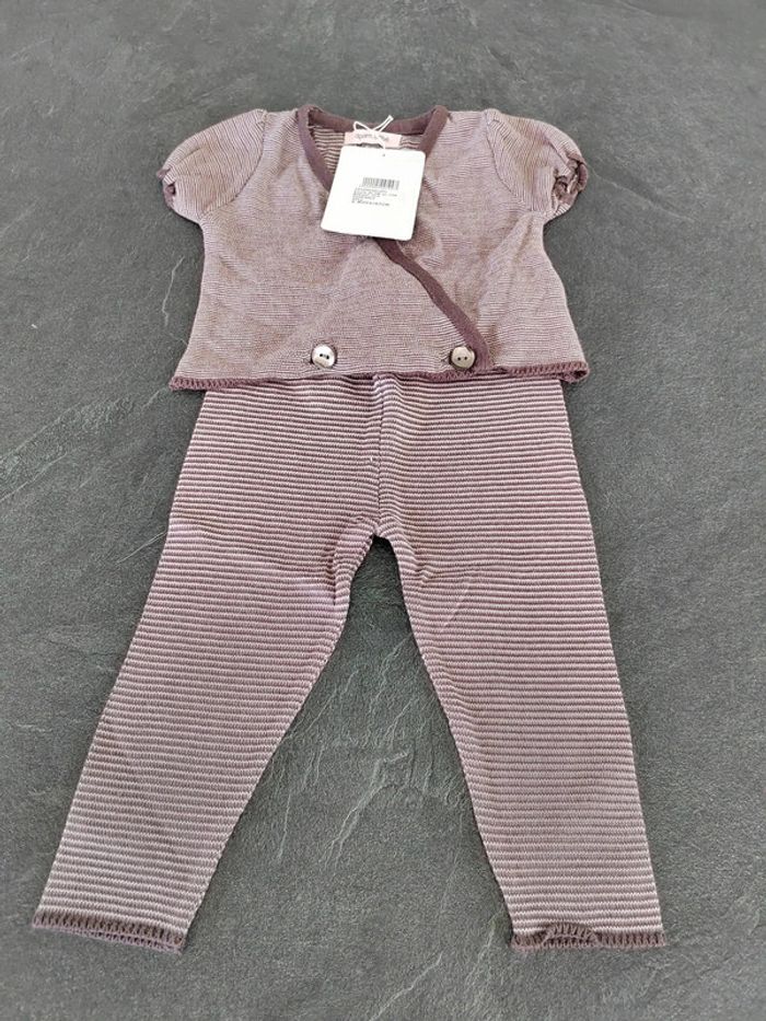15 € Ensemble fille DPAM bébé 6 mois