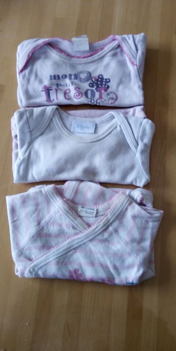Lot 3 bodies fille 3 mois