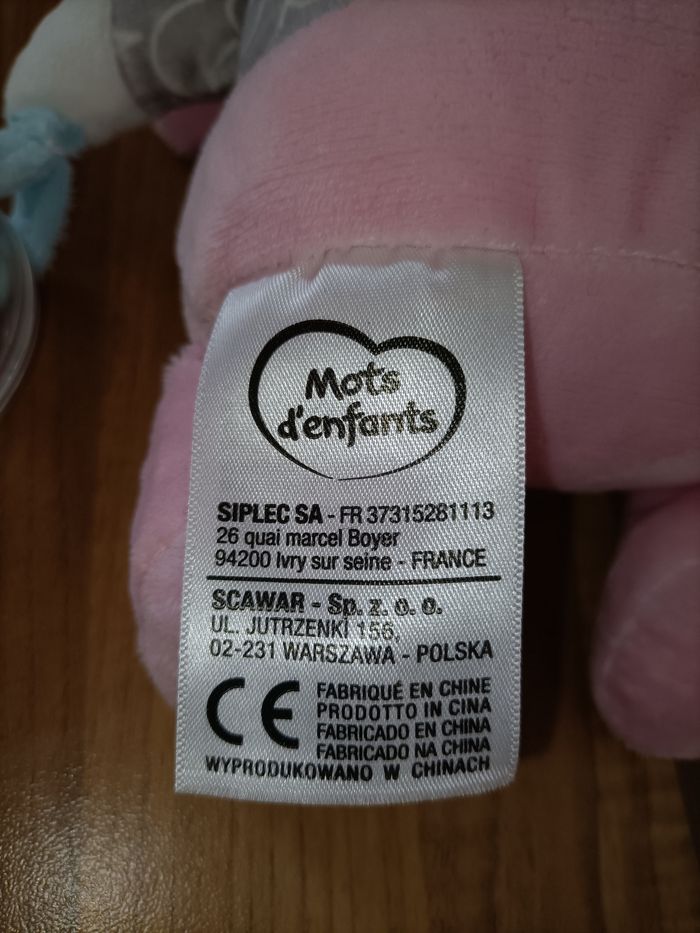 Doudou licorne avec hochets intégrés - photo numéro 10