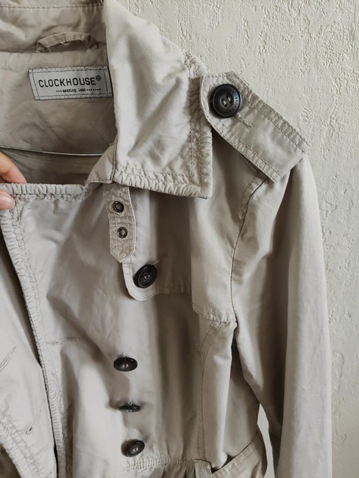 Joli trench beige C&A taille M - photo numéro 3
