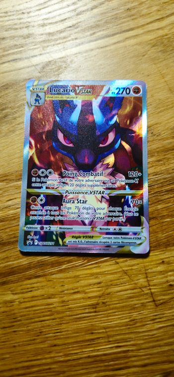 Carte pokemon Lucario Vstar  SWSH291
