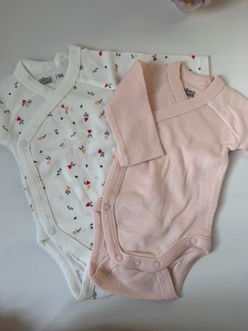 Lot de 2 bodies fille 