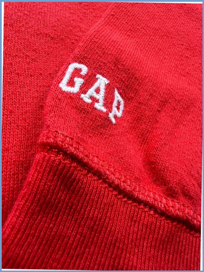 Pull GAP Rouge avec logo brodé Taille S - photo numéro 13